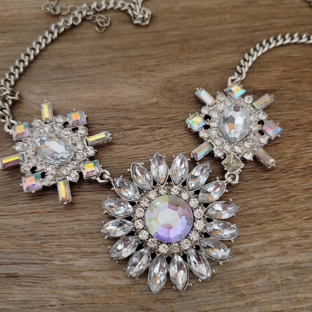 Aurora Borealis Crystal Necklace
